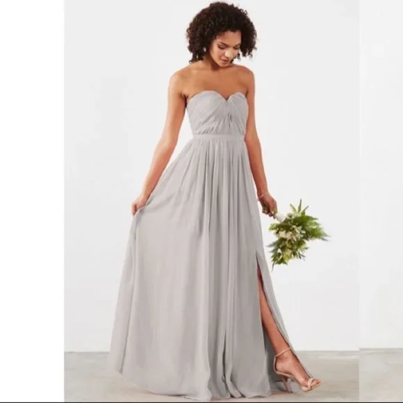 Weddington Way Dresses | Weddington Way Bridesmaid Dress In Color Whisper | Color: Gray/Silver | Size: 0 | Autumn_Mllr's Closet Weddington Way Dresses | Weddington Way Bridesmaid Dress In Color Whisper | Color: Gray/Silver | Size: 0 | Autumn_Mllr's Closet